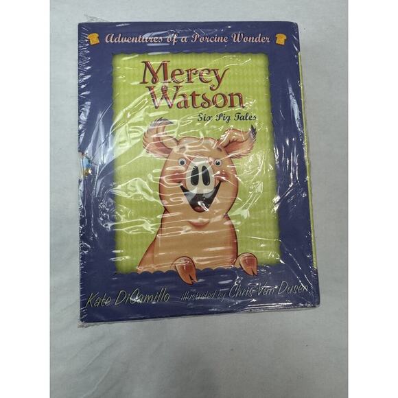 NIB Mercy Watson Boxed Set Books Children Six Pig Tales Porcine Wonder Ages 5-8 - Picture 1 of 5